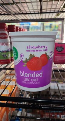 Strawberry Blended Lowfat Yogurt, Strawberry