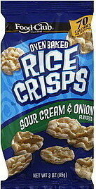 Sour Cream & Onion Oven Baked Rice Crisps, Sour Cream & Onion