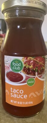 Mild Taco Sauce, Mild Taco