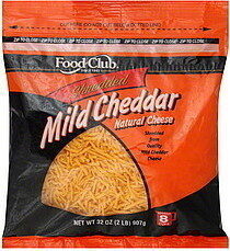Mild Cheddar Shredded Cheese, Mild Cheddar