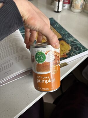 100% Pure Pumpkin