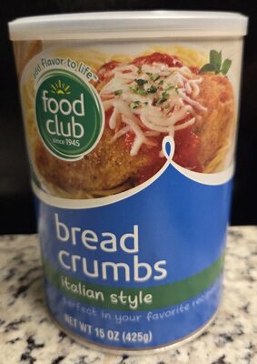 Italian Style Bread Crumbs, Italian Style