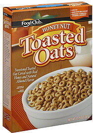 Honey Nut Toasted Oats Sweetened Toasted Oat Cereal With Real Honey And Natural Almond Flavor, Honey Nut Toasted Oats