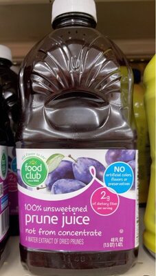 100% Prune Juice, Prune