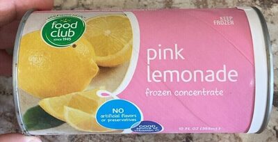 Pink Lemonade Frozen Concentrate, Pink Lemonade