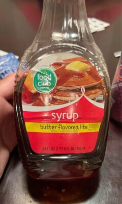 Butter Flavored Lite Syrup, Butter