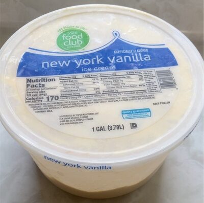 New York Vanilla Ice Cream, New York Vanilla
