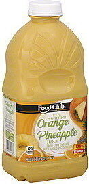 100% Unsweetened Orange Pineapple Juice From Concentrate With Added Ingredients, Orange Pineapple