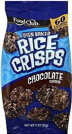 Chocolate Oven Baked Rice Crisps, Chocolate