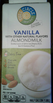Vanilla Almondmilk, Vanilla