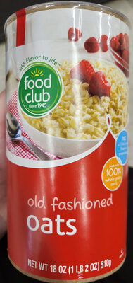Old Fashioned Oats, Old Fashioned