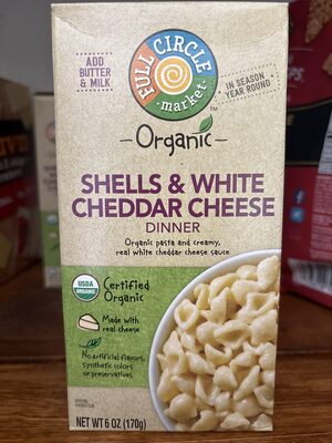 Shells & White Cheddar Cheese Dinner, Shells & White Cheddar Cheese