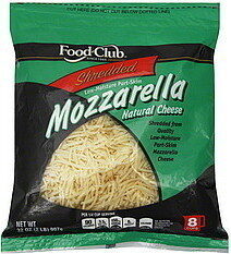 Mozzarella Shredded Cheese, Mozzarella