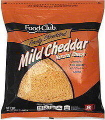 Mild Cheddar Finely Shredded Cheese, Mild Cheddar