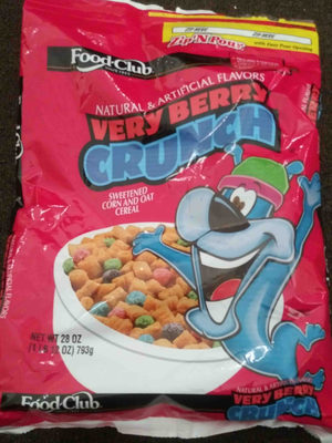 Very Berry Crunch Sweetened Corn And Oat Cereal, Very Berry Crunch