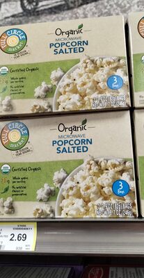 Salted Microwave Popcorn, Salted