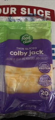 Colby Jack Colby And Monterey Jack Thin Sliced Cheese, Colby Jack