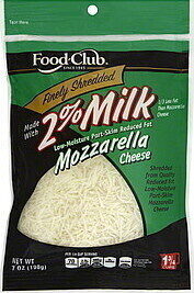 Reduced Fat Low-Moisture Part-Skim Mozzarella Finely Shredded Cheese, Mozzarella