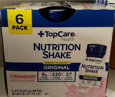 Nutrisure, Strawberry Original Nutrition Shake, Strawberry