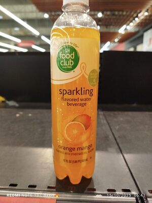Orange Mango Sparkling Water, Orange Mango