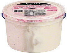 Neapolitan Chocolate, Strawberry & Vanilla Flavored Ice Cream, Neapolitan