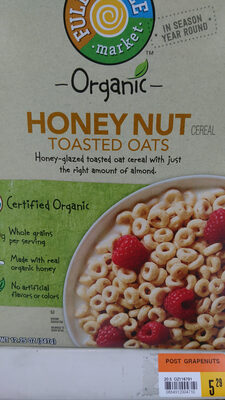 Honey Nut Toasted Oats Cereal, Honey Nut