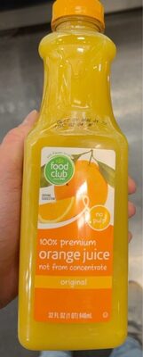 Original No Pulp 100% Premium Orange Juice, Original Orange
