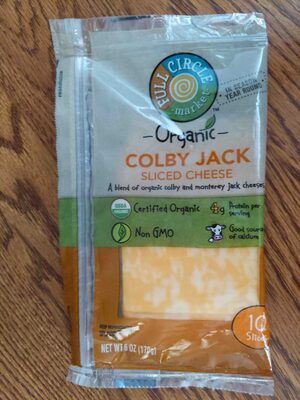 Colby Jack Blend Of Colby And Monterey Jack Sliced Cheese, Colby Jack
