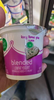 Key Lime Pie Flavor Blended Lowfat Yogurt, Key Lime Pie