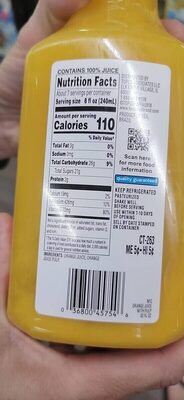 100% Premium Grove Style Orange Juice