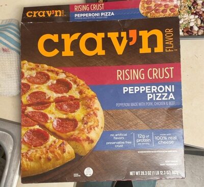 Pepperoni Rising Crust Pizza, Pepperoni