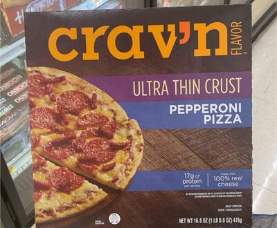 Pepperoni Ultra Thin Crust Pizza, Pepperoni