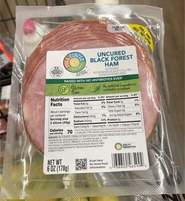 Black Forest Uncured Ham, Black Forest