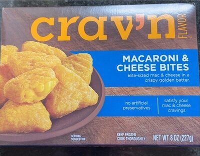 Macaroni & Cheese Bites Bite-Sized Mac & Cheese In A Crispy Golden Batter, Macaroni & Cheese Bites