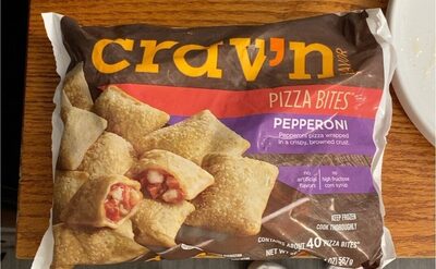 Pizza Bites, Pepperoni Pizza Wrapped In A Crispy, Browned Crust, Pepperoni