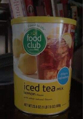 Lemon Iced Tea Mix, Lemon