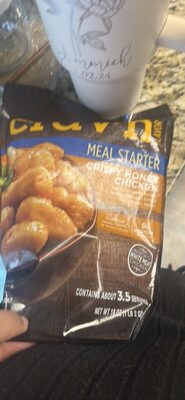 Crispy Honey Chicken Fully Cooked, Boneless, Tempura Chicken Breast In A Honey Sauce Meal Starter, Crispy Honey Chicken