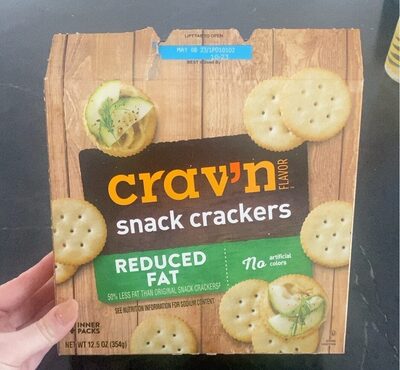 Reduced Fat Snack Crackers, Reduced Fat