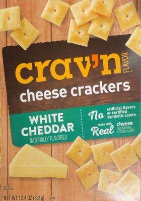 White Cheddar Cheese Crackers, White Cheddar