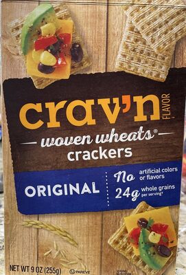 Original Woven Wheats Crackers, Original