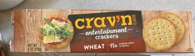 Wheat Entertainment Crackers, Wheat