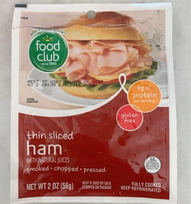 Thin Sliced Ham