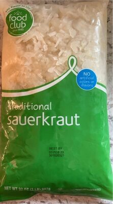 Traditional Sauerkraut, Traditional