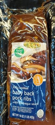Baby Back Pork Ribs With Barbeque Sauce, Barbeque Sauce