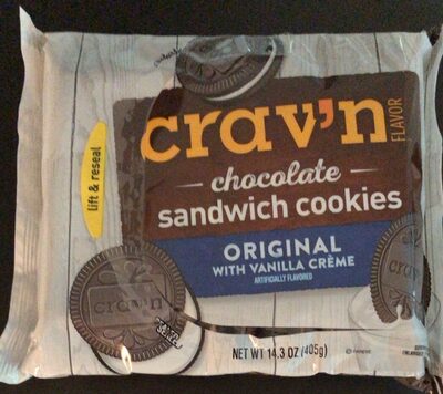 Original With Vanilla Creme Chocolate Sandwich Cookies, Original With Vanilla Creme