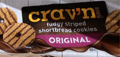Original Fudge Striped Shortbread Cookies, Original