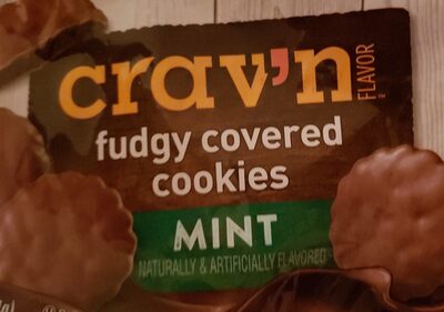 Mint Fudge Covered Cookies, Mint