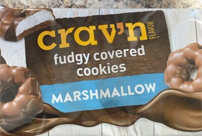 Marshmallow Fudge Covered Cookies, Marshmallow