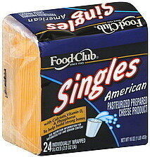 American Pasteurized Prepared Cheese Product Singles, American