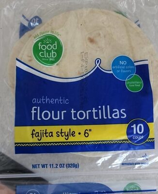Flour Fajita Style Tortillas, Flour
